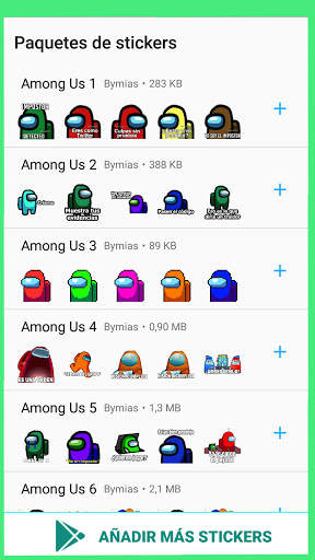 Stickers de AmongUS para Whatsapp - WAStickerApps screenshot 1