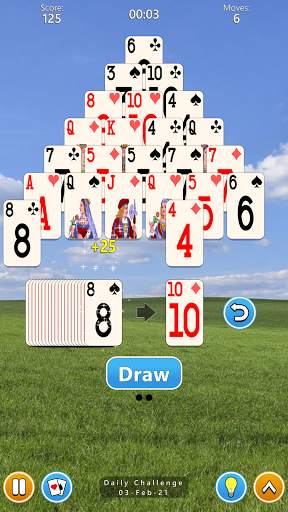 Pyramid Solitaire 4 in 1 Card Game screenshot 14