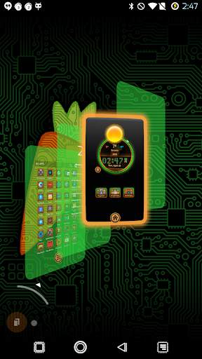 PCB Carrot ⁞ TSF Shell 3 Theme स्क्रीनशॉट 6