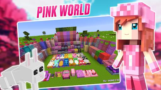 Kawaii Pink Minecraft Mod 2024 screenshot 3