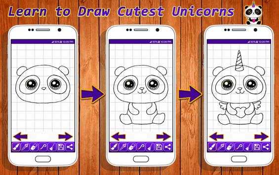 Learn to Draw Cutest Unicorns screenshot 5
