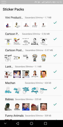 Lankan Stickers - Sinhala WhatsApp Stickers screenshot 3