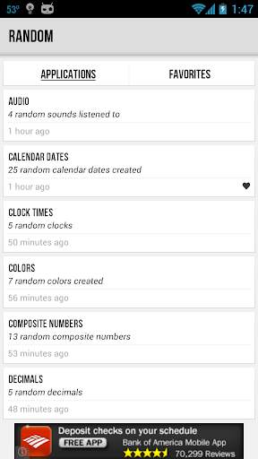 Random Number Generator Lite screenshot 4