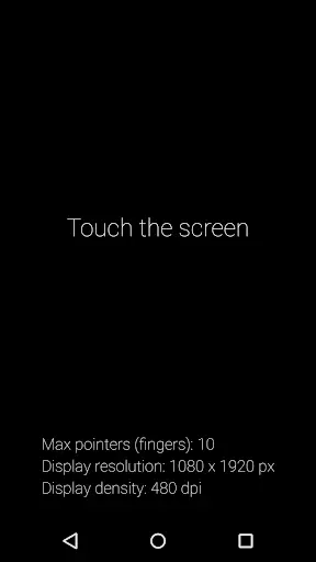 MultiTouch Test screenshot 1