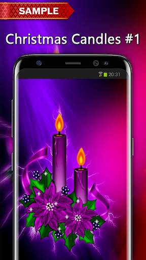 Christmas Candles Wallpapers screenshot 2