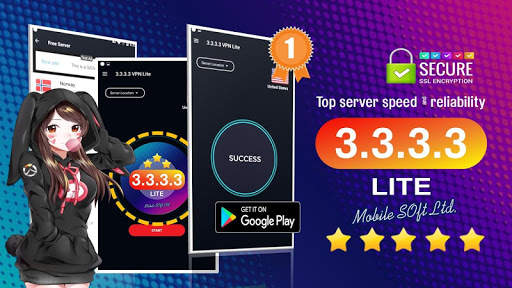 3.3.3.3 VPN Lite - Super Fast Proxy & Free screenshot 1