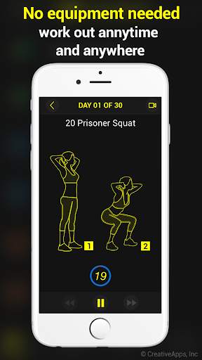 30 Day Squats Trainer Free screenshot 4