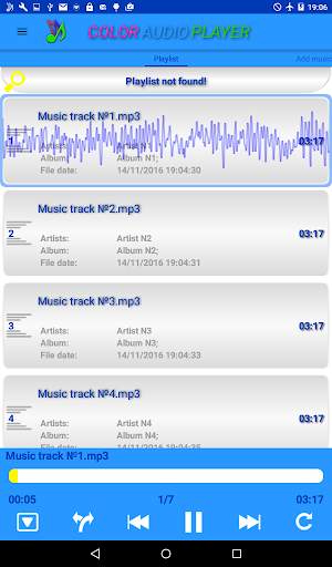 Audio player 11 تصوير الشاشة