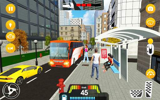 Luxury Coach Bus Simulator: bus driving Games 2020 screenshot 1