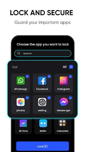 AppLock - Lock apps & Pin lock screenshot 1