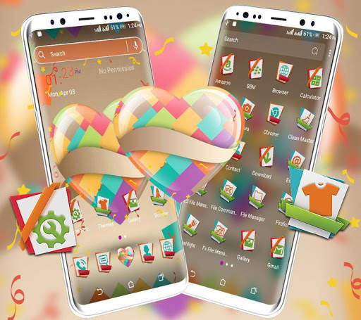 Artistic Heart Launcher Theme screenshot 2