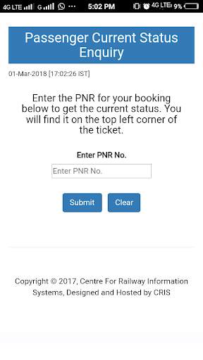 Indian Railway Live Station and PNR Status screenshot 2