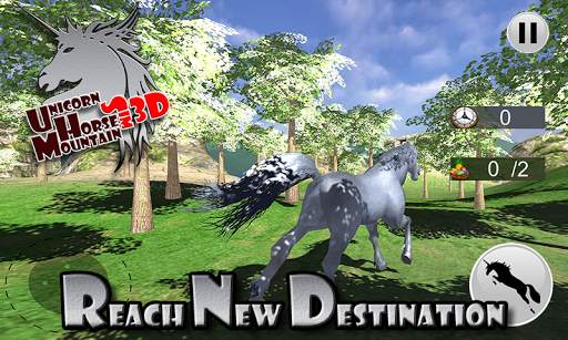 Unicorn Horse Mountain Sim 3D screenshot 3
