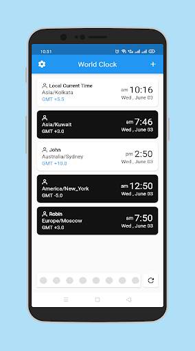 World Clock screenshot 1