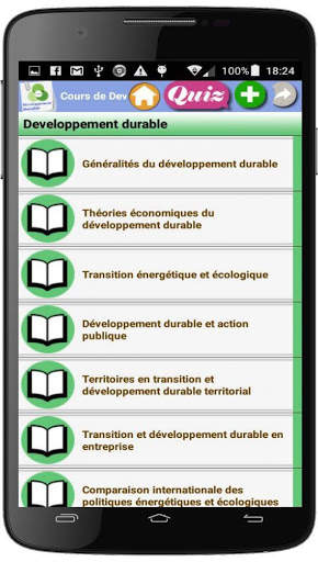 Cours de Developpement durable screenshot 2