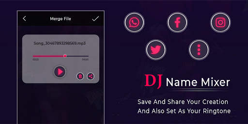 DJ Name Mixer - DJ Name Maker with Music Player screenshot 7