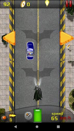 Bat Superhero Game: BatPod ride screenshot 2