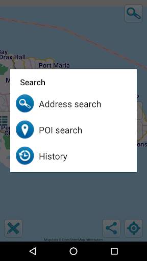 Map of Jamaica offline screenshot 2