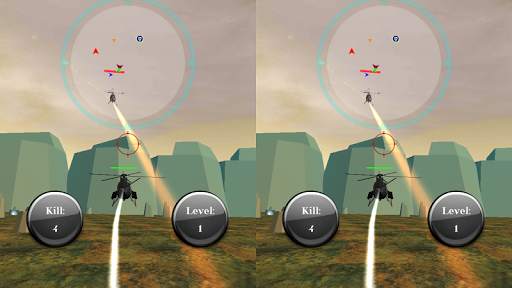 3D Helicopter Race VR Game screenshot 1