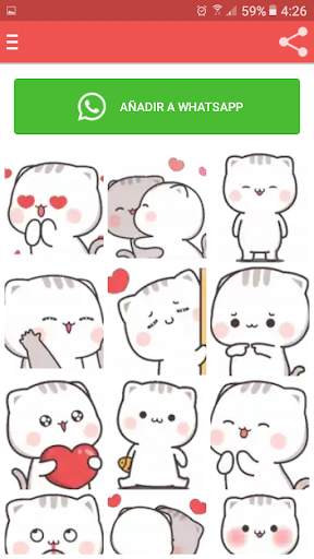 Cat stickers for whatsapp screenshot 3