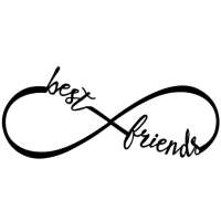 BEST FRIENDS WASTICKER APP BFF STICKERS logo