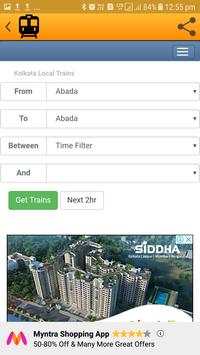 Indian Local Trains Time Table screenshot 2