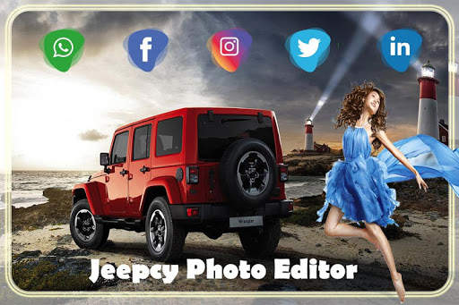 Jeep Photo Editor: Jeep Photo Frame 3 تصوير الشاشة