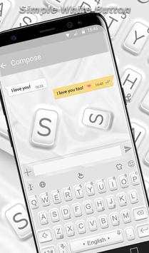 Simple White Button screenshot 2