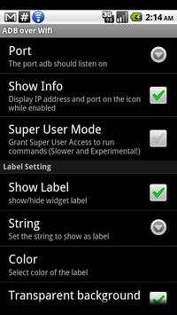 ADB over WIFI Widget screenshot 2