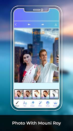 Photo With Mouni Roy screenshot 3