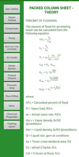 Process Engineering Tools LITE screenshot 4
