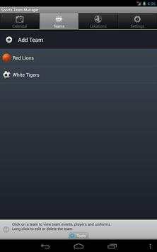 Sports Team Manager Lite screenshot 18