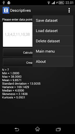 STA: Statistical Toolbox screenshot 2