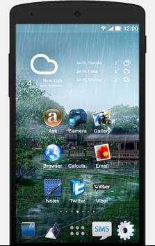 Rain - Solo Launcher Theme screenshot 2