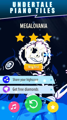 Piano Tiles: Megalovania Undertale screenshot 4