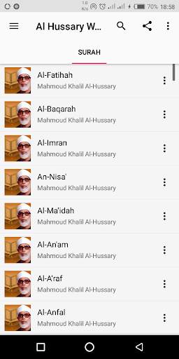 Al Hussary Warsh Complete Quran screenshot 2