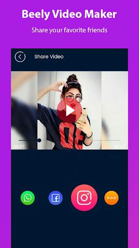 Beely Video-Black BG Video Slideshow & Music Video screenshot 5