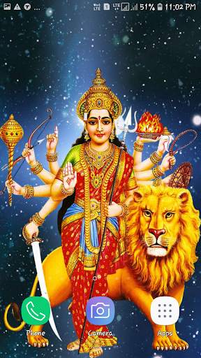 Durga Mata Live Wallpapers screenshot 2