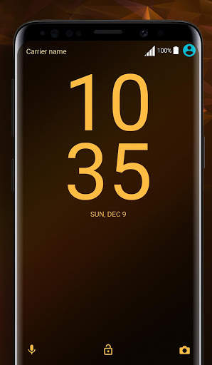 Galaxy S9 orange | Xperia™ Theme 4 تصوير الشاشة
