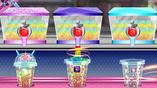 Fruity Unicorn Slush Maker: Slushy Drinks Cooking screenshot 5