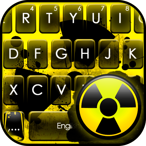 Radioactive Warning Sign Keyboard Theme icon