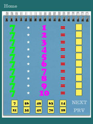 Maths Multiplication Table : Maths Game For Kids screenshot 1