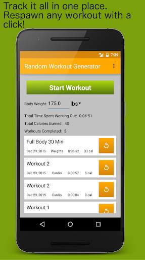 Random Workout Generator screenshot 6