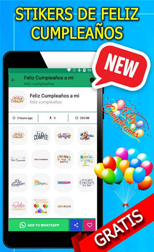 Birthday Stikers for Whatsapp screenshot 2