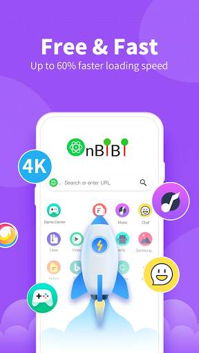 Onbibi Browser Lite: Fast Download, Mini, No Ads screenshot 1