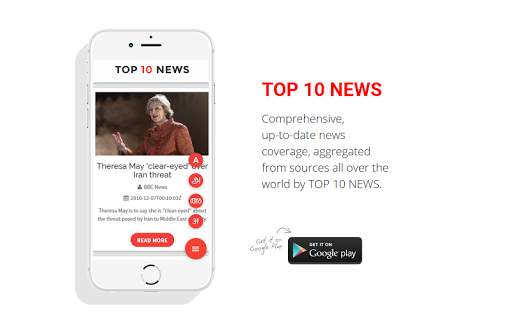 Top 10 News screenshot 1