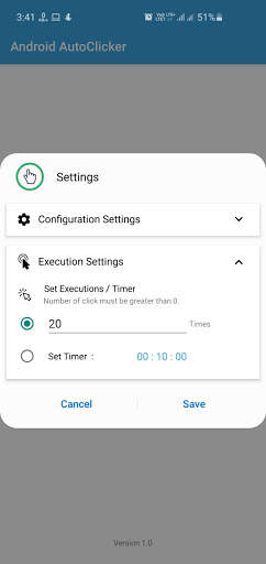 Android AutoClicker 3 تصوير الشاشة