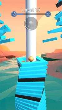 Stack Ball Fall 3D Game - Lompat & Turun Gratis screenshot 8