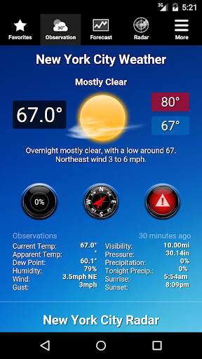 NOAA Weather screenshot 1