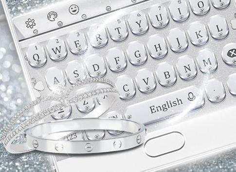 Platinum diamond gold Keyboard скриншот 5